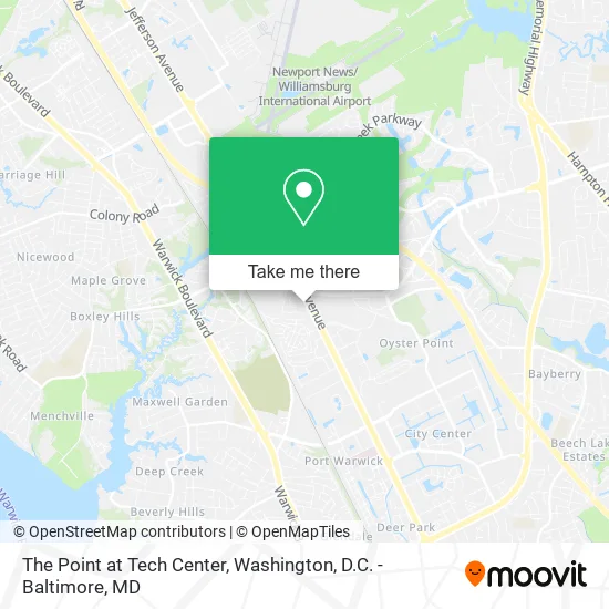 Mapa de The Point at Tech Center
