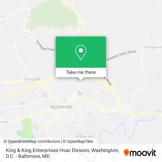 Mapa de King & King Enterprises Hvac Division