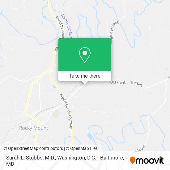 Sarah L. Stubbs, M.D. map