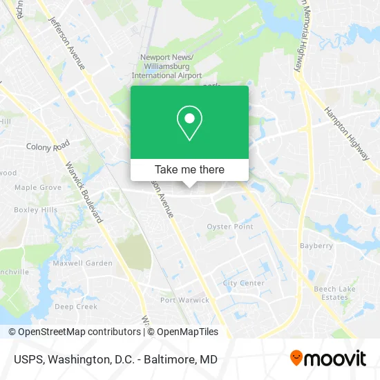 USPS map