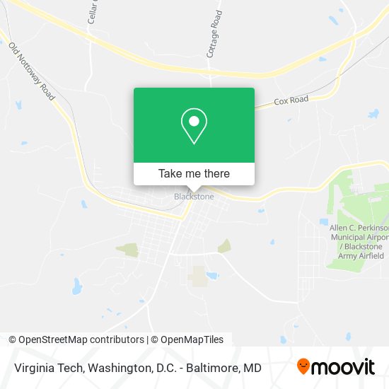 Virginia Tech map