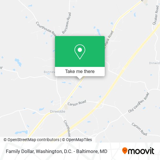 Family Dollar map
