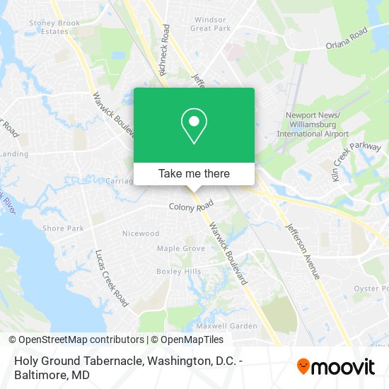 Holy Ground Tabernacle map