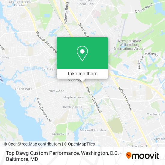 Mapa de Top Dawg Custom Performance