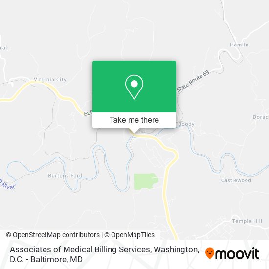 Associates of Medical Billing Services map