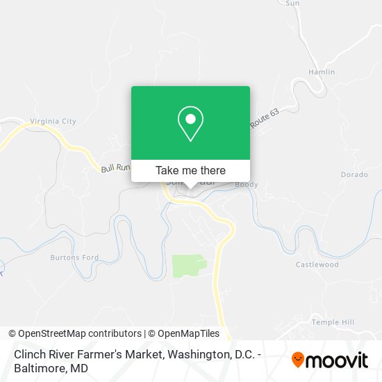 Clinch River Farmer's Market map