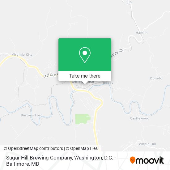 Sugar Hill Brewing Company map