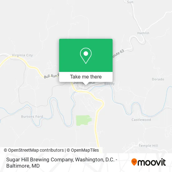 Sugar Hill Brewing Company map