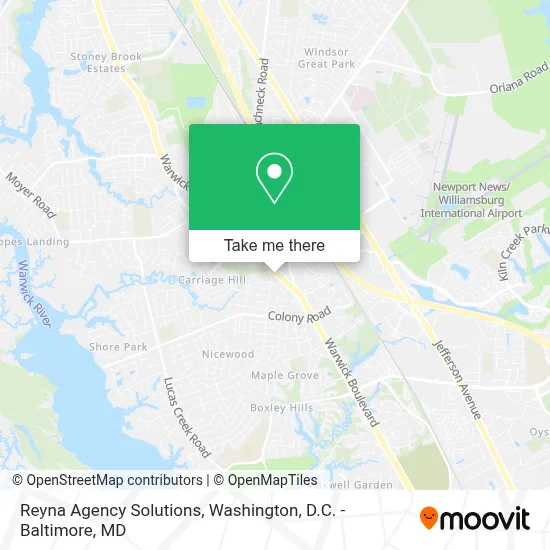 Reyna Agency Solutions map