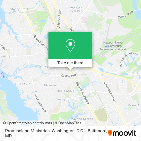 Promiseland Ministries map