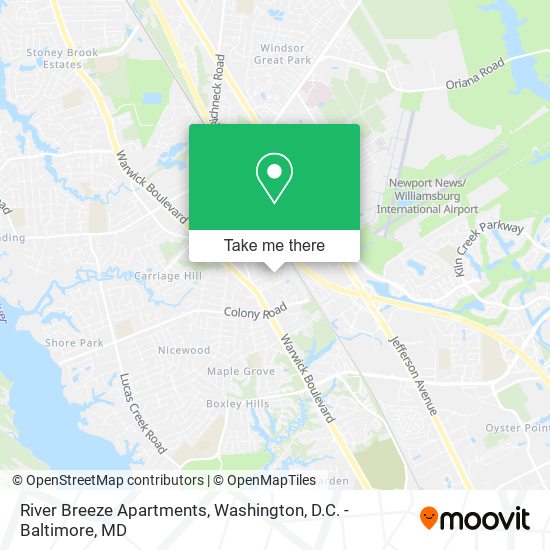 Mapa de River Breeze Apartments