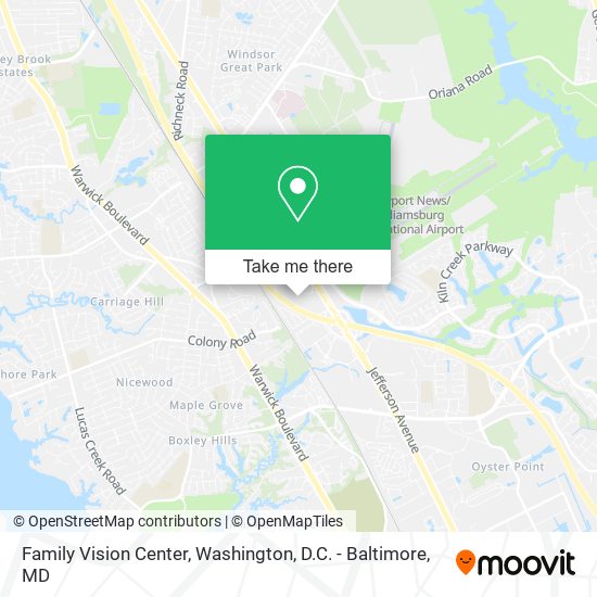 Family Vision Center map