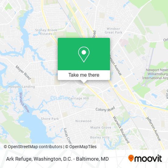 Ark Refuge map