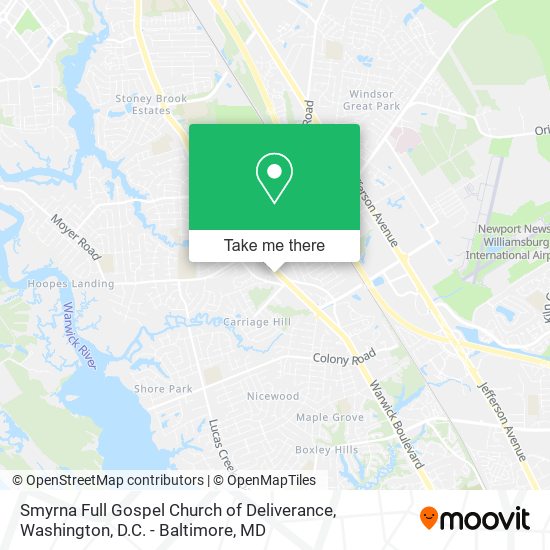 Mapa de Smyrna Full Gospel Church of Deliverance