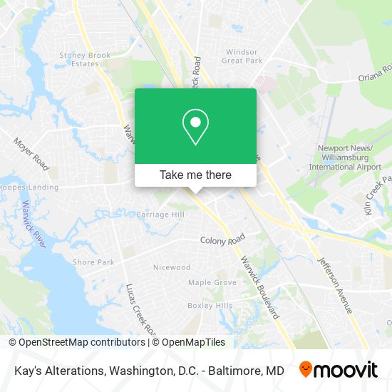 Kay's Alterations map