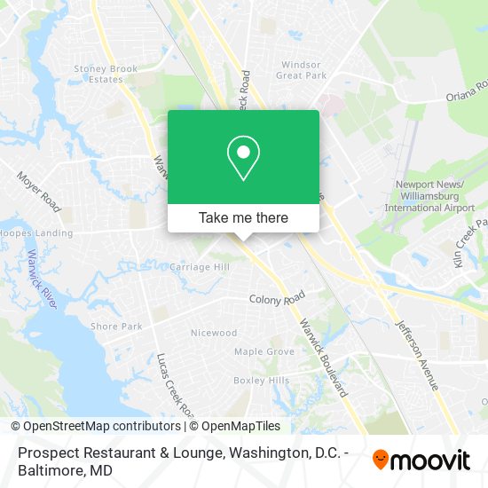 Prospect Restaurant & Lounge map
