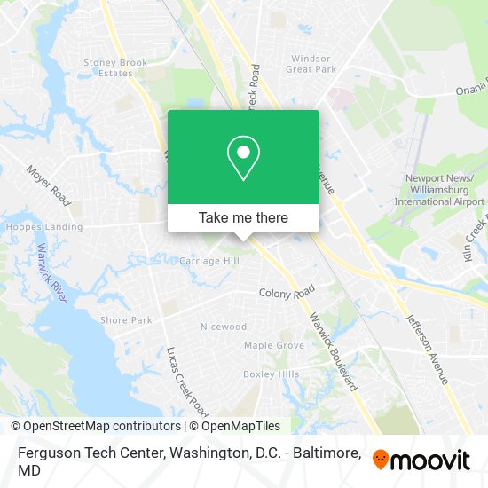 Ferguson Tech Center map