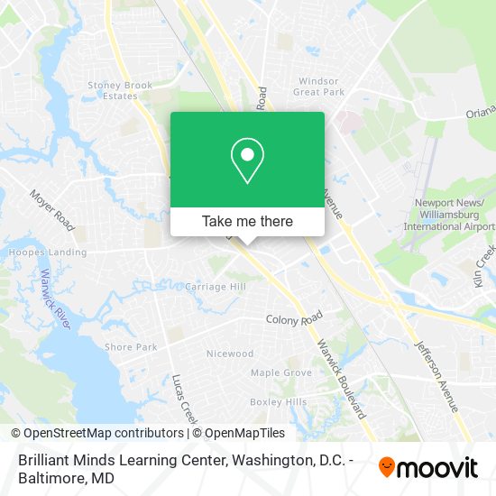 Brilliant Minds Learning Center map