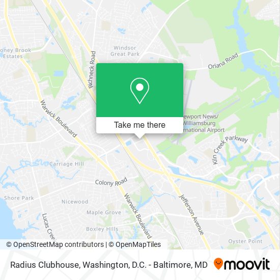 Radius Clubhouse map