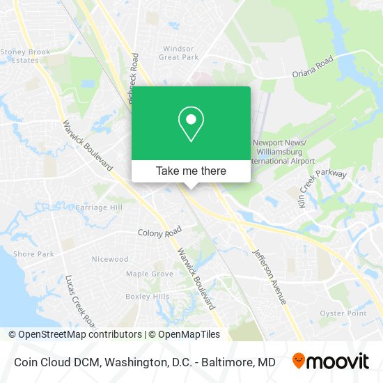 Coin Cloud DCM map