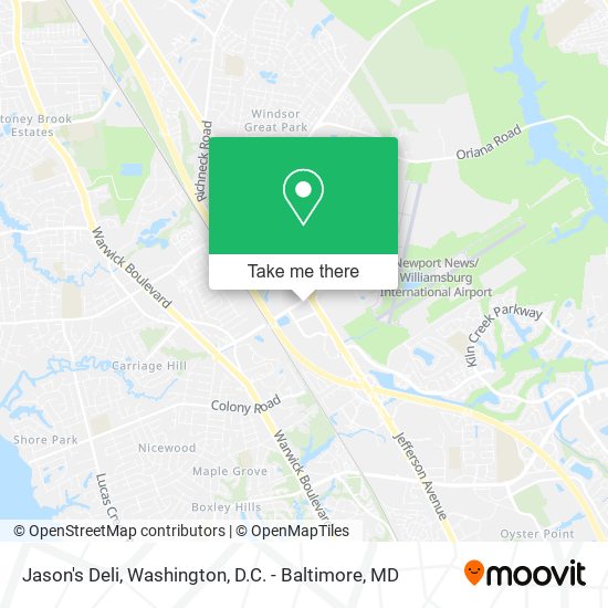 Jason's Deli map