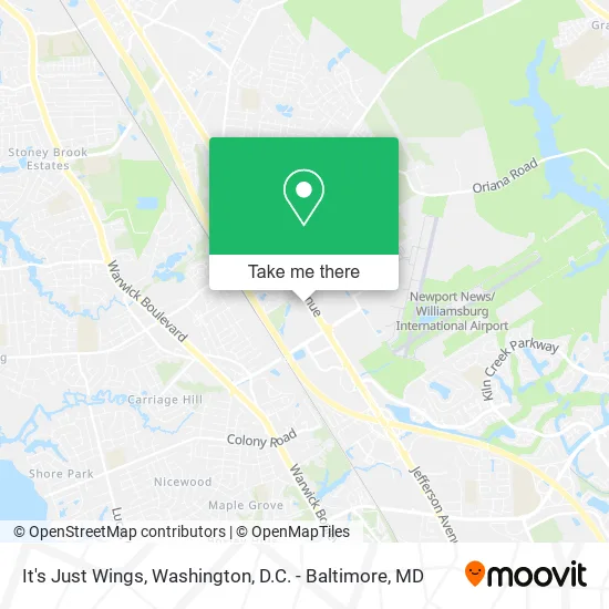 Mapa de It's Just Wings