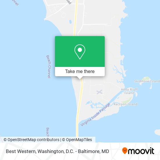 Best Western map
