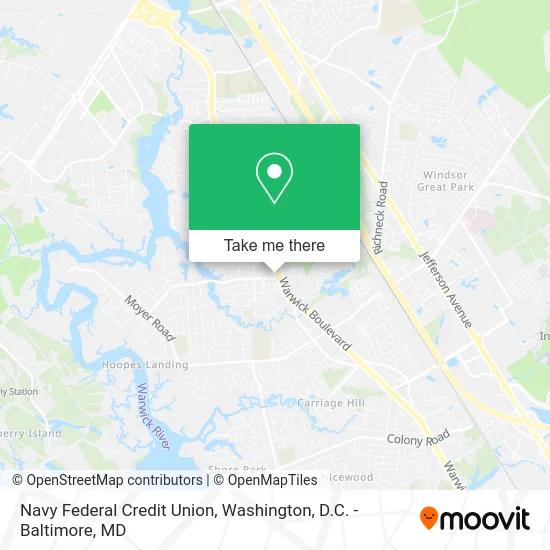 Navy Federal Credit Union map