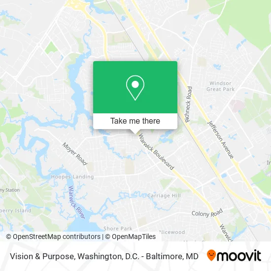 Vision & Purpose map