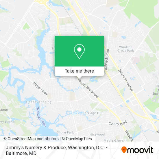 Jimmy's Nursery & Produce map