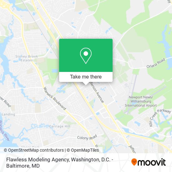 Flawless Modeling Agency map