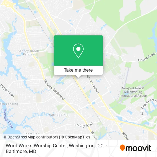 Word Works Worship Center map