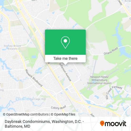 Daybreak Condominiums map