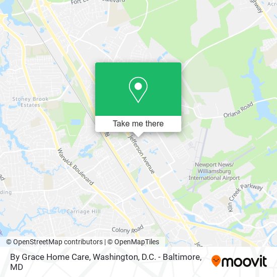 By Grace Home Care map
