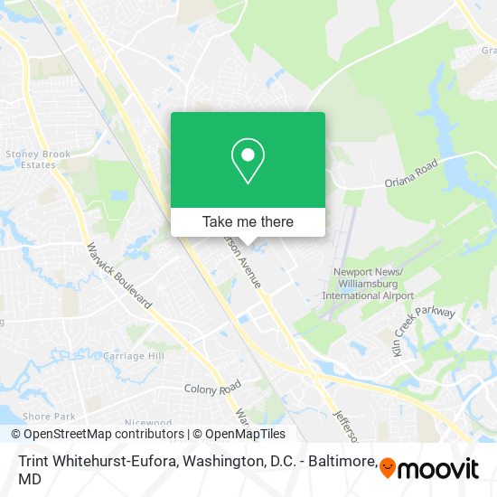 Trint Whitehurst-Eufora map