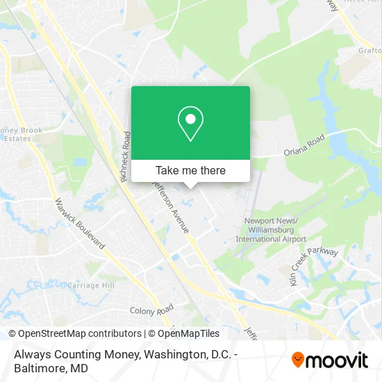 Always Counting Money map