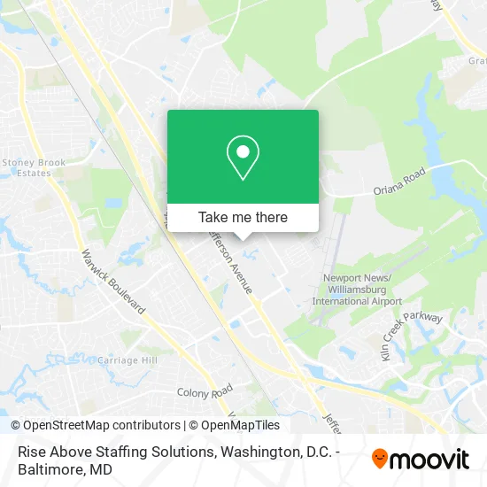 Mapa de Rise Above Staffing Solutions