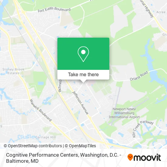 Mapa de Cognitive Performance Centers