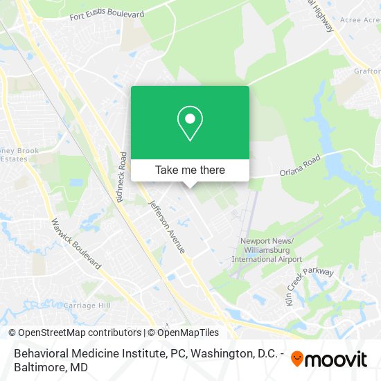 Behavioral Medicine Institute, PC map