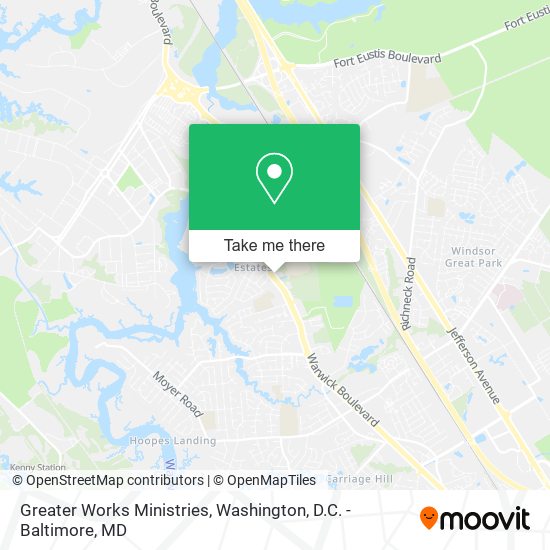 Mapa de Greater Works Ministries