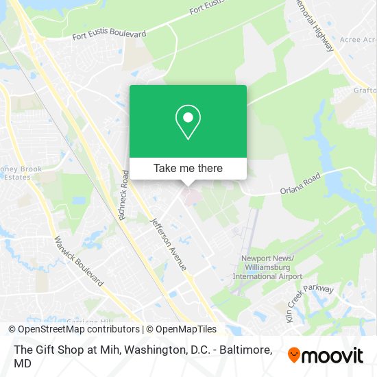 The Gift Shop at Mih map