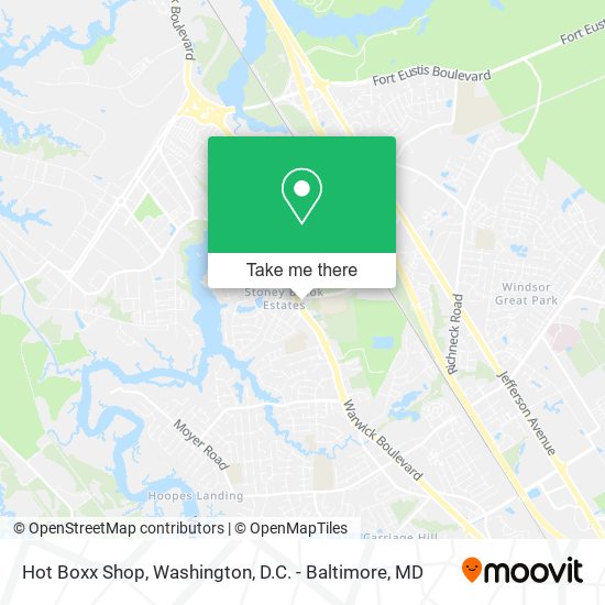 Mapa de Hot Boxx Shop