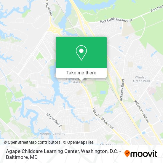 Mapa de Agape Childcare Learning Center