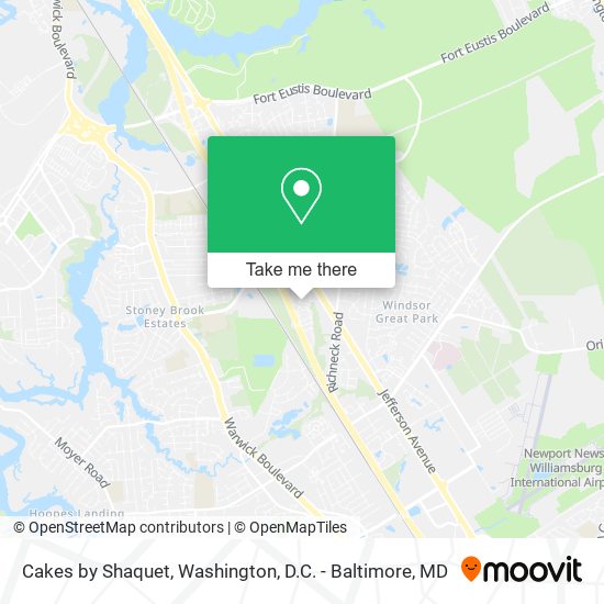 Cakes by Shaquet map