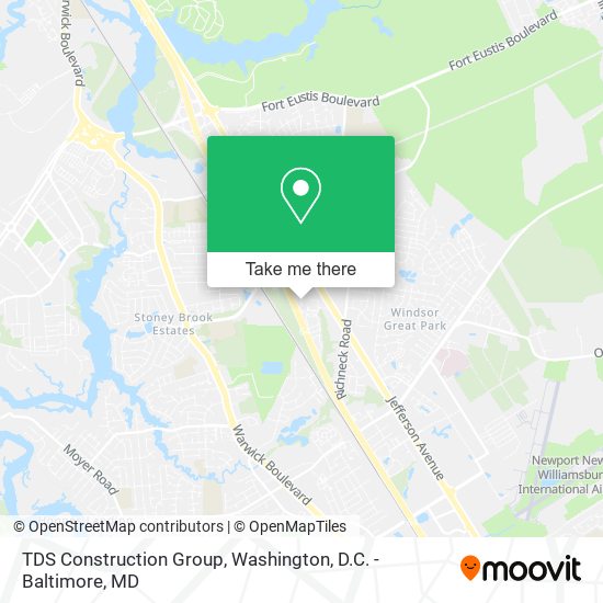 Mapa de TDS Construction Group