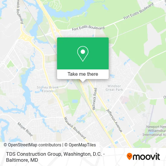 TDS Construction Group map