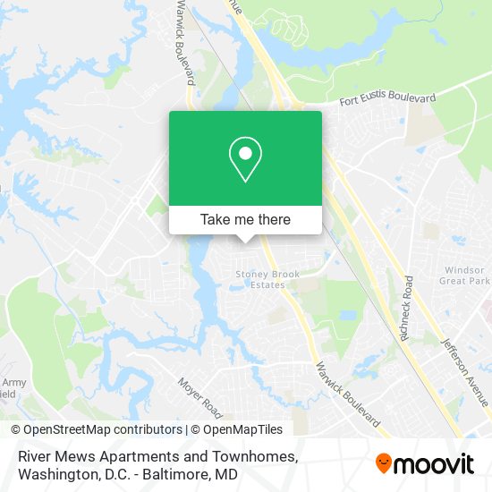 River Mews Apartments and Townhomes map