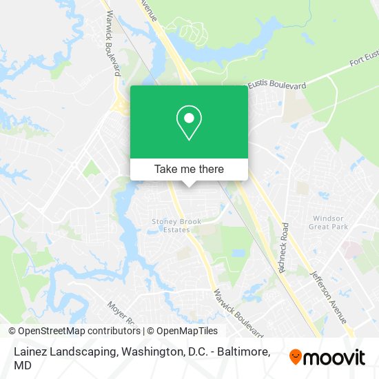 Lainez Landscaping map