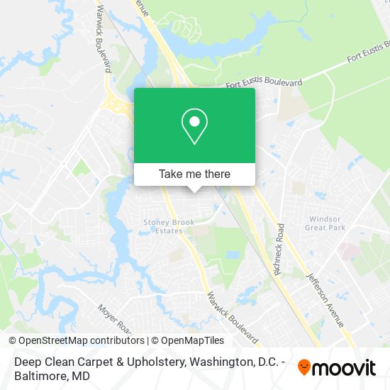 Deep Clean Carpet & Upholstery map