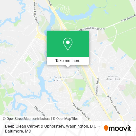 Deep Clean Carpet & Upholstery map